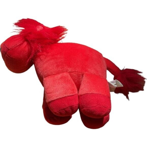 Red Plush Lion Stuffed Animal By Pier 1 Imports - Picture 5 of 7